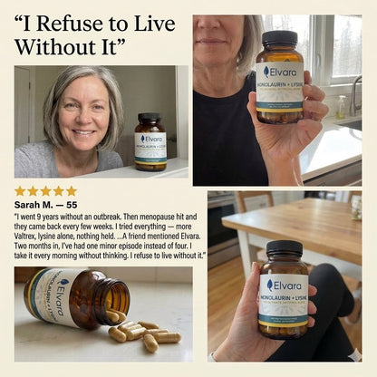 Lysine + Monolaurin Antiviral Capsules